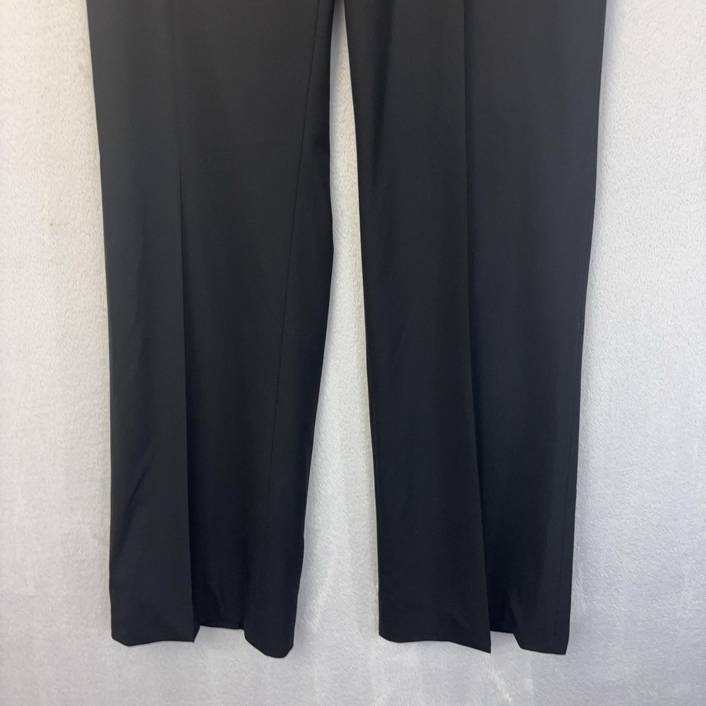 Banana Republic Jackson Curvy Fit Dress Pants Womens Size 10 Black Wool Straight - Picture 7 of 10